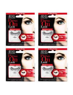 Pestañas Postizas Ardell Press On Wispies - Autoadhesivas, Paquete de 4