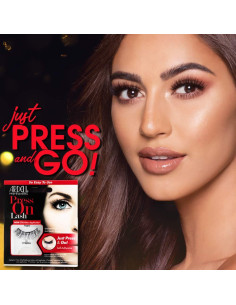 Pestañas Postizas Ardell Press On Wispies - Autoadhesivas, Paquete de 4 2