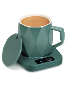 Calentador de café eléctrico AZFUNN con taza cerámica 350ml