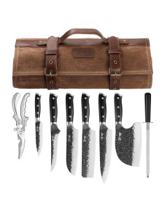 Juego de Cuchillos de Chef XCHIEF PRO 6 Piezas Acero Alto Carbono
