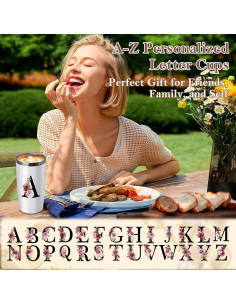 Taza de café aislada MNZZ 20 oz con tapa y diseño personalizado 2