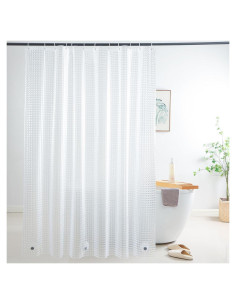 Forro de Ducha EVA 72x74 WellColor Cuadrado 3D Impermeable