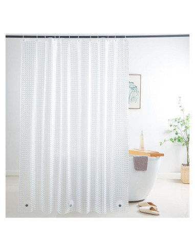 Forro de Ducha EVA 72x74 WellColor Cuadrado 3D Impermeable