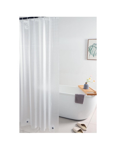 Forro de Ducha EVA 72x74 WellColor Cuadrado 3D Impermeable