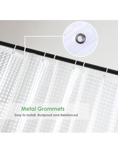 Forro de Ducha EVA 72x74 WellColor Cuadrado 3D Impermeable