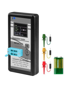 Medidor LCR Aideepen con Pantalla LCD y Batería 9V