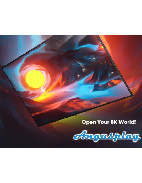 Cable DisplayPort 1.4 8K 5m Angusplay Alta Velocidad 32.4Gbps