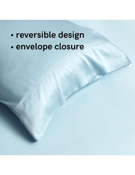 Conjunto de Sábanas Cooling YnM Reina 4 Piezas Rayón Bambú Azul