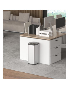 Cubo de Basura Automático ELPHECO 30L Acero Inoxidable Slim 2