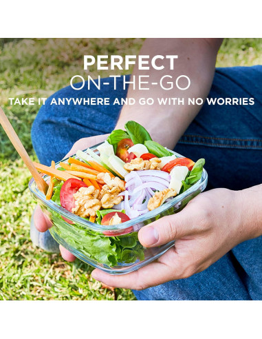 Set de 35 Contenedores de Almacenamiento de Vidrio Razab