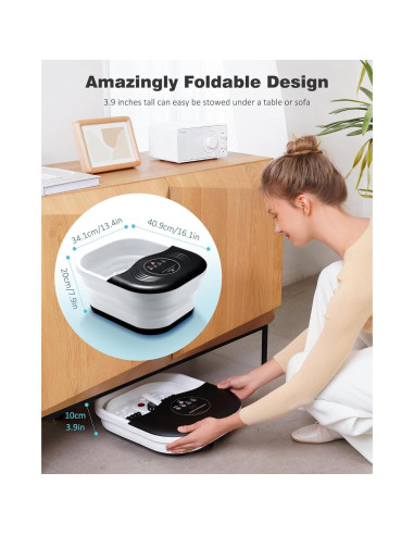 Bañera de Pies Colapsable SPA4PIEDS con Calor y Masaje