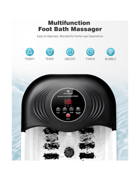 Bañera de Pies Colapsable SPA4PIEDS con Calor y Masaje