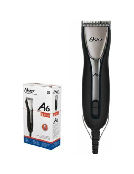 Cortapelos Oster A6 Slim 3 Velocidades con Kit de Peines 10 Pzas