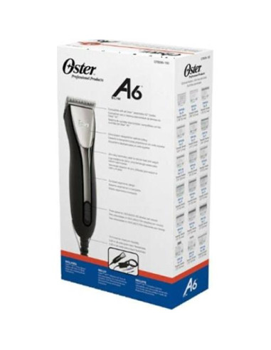 Cortapelos Oster A6 Slim 3 Velocidades con Kit de Peines 10 Pzas