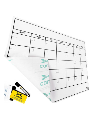 Calcomanía Calendario de Pared Borrable Canvix 91x122 cm