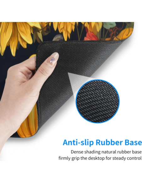 Alfombrilla de Ratón Kelysun XL Calabaza Otoño 80x30cm Antideslizante