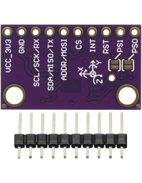 Módulo Sensor IMU BNO085 9DOF Alta Precisión I2C SPI UART