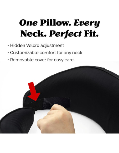 Almohada de Viaje ZENTOPIA Espuma Viscoelástica Ergonómica