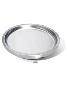 Plato Abierto Avanchy de Acero Inoxidable para Bebés - Blanco