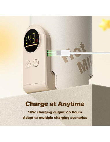 Calentador de Botellas Portátil BW002-TT con Control de Temperatura