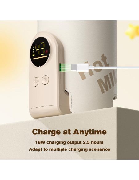 Calentador de Botellas Portátil BW002-TT con Control de Temperatura Calentador de Botellas Portátil BW002-TT con Control de Temperatura