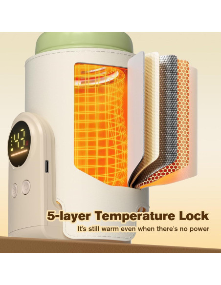 Calentador de Botellas Portátil BW002-TT con Control de Temperatura Calentador de Botellas Portátil BW002-TT con Control de Temperatura