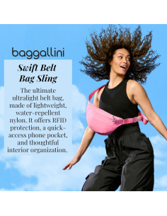 Riñonera Baggallini Cruzada Ligera 30.5x17.8cm con RFID 2