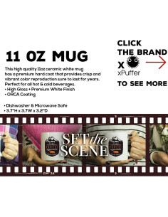 Taza de Café Divertida xPUFFER 11oz Cerámica A Prueba de Microondas 2
