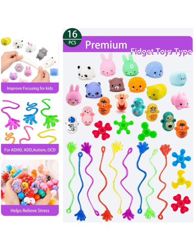 Kit de Fiesta 124 Piezas MSOOIIO para Niños 4-10 Años