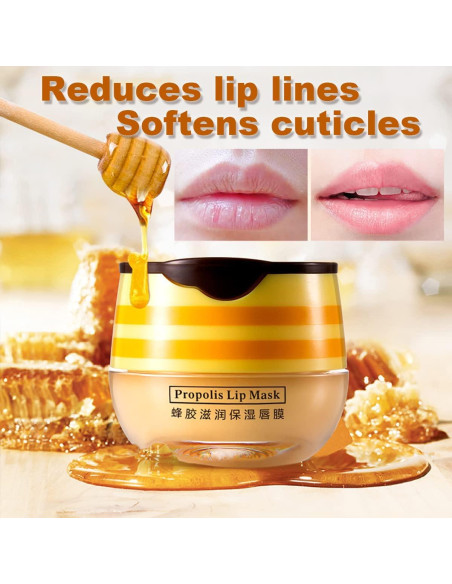 Bálsamo Labial de Miel Alisesun - 4 Piezas Hidratante 5.5g