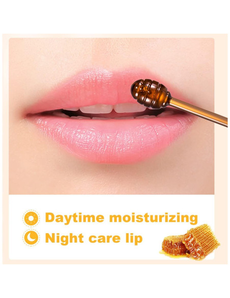 Bálsamo Labial de Miel Alisesun - 4 Piezas Hidratante 5.5g