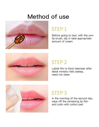 Bálsamo Labial de Miel Alisesun - 4 Piezas Hidratante 5.5g