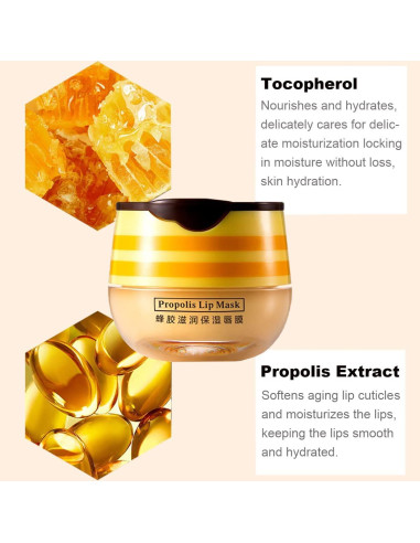 Bálsamo Labial de Miel Alisesun - 4 Piezas Hidratante 5.5g