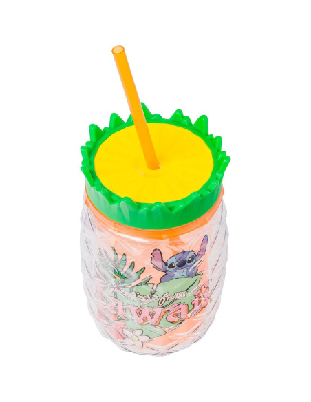 Vaso Doble Pared Tropical 16oz Silver Buffalo Stitch Scrump