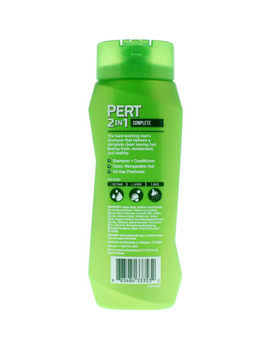 Champú y Acondicionador 2 en 1 Pert Plus 381 ml Cabello Normal