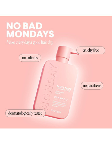 Champú MOISTURE Monday Haircare 354 mL Ácido Hialurónico