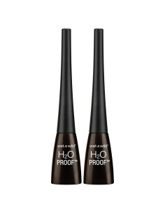 Delineador Líquido a Prueba de Agua Wet n Wild Marrón Oscuro 2 Piezas