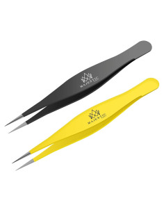 Pinzas de Punta Fina Majestic Bombay - Precisión para Depilar