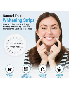 Tiras Blanqueadoras de Dientes Huzayl - 28 Tiras, Sin Peróxido 2
