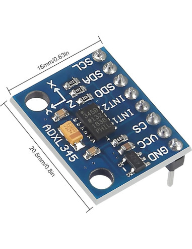 Módulo Sensor Acelerómetro GY-291 ADXL345 3 Ejes I2C/SPI