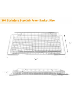 Cesta de Freidora de Aire Allstare para Breville BOV800XL 2 Piezas 2