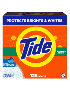 Detergente en polvo Tide 4.03 kg primavera de montaña HE Turbo
