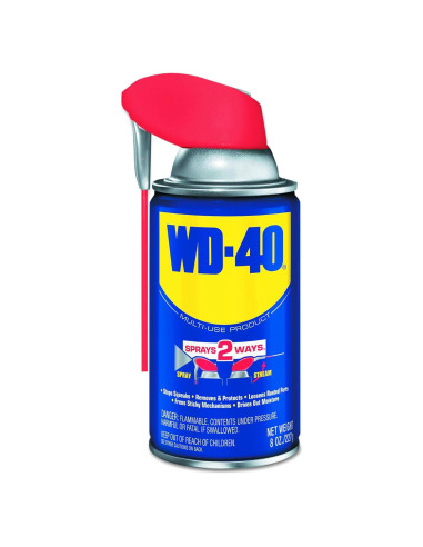 Spray Lubricante Multipropósito WD-40 con Popote Inteligente 227 g