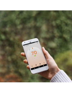 Termostato Inteligente Google Nest E T4000ES WiFi Blanco 2