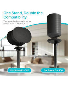 Soportes para Altavoces Sonos Era 100 y 300 PEGZONE, Metal, 71.4 cm 2
