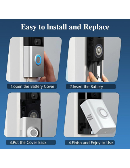 Paquete de 2 Baterías Recargables Pickle Power 6040mAh para Ring Paquete de 2 Baterías Recargables Pickle Power 6040mAh para Ring