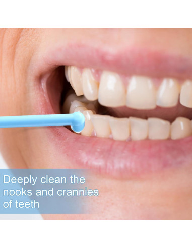 48 Cepillos de Dientes con Punta Final Qinyoung - Limpieza Detallada