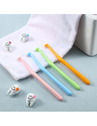 48 Cepillos de Dientes con Punta Final Qinyoung - Limpieza Detallada