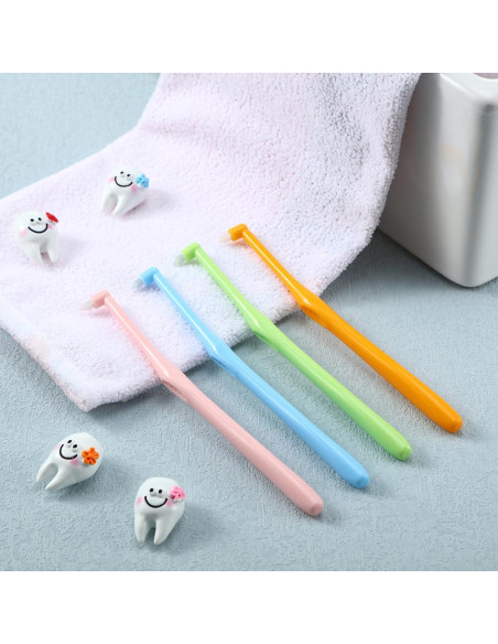 48 Cepillos de Dientes con Punta Final Qinyoung - Limpieza Detallada