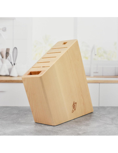 Conjunto de cuchillos Shun Premier Blonde 7 piezas con bloque